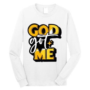 God Got Me Swag Team Cool Sneaker Matching Perfect Gift Idea Trending Long Sleeve Shirt