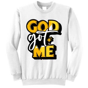 God Got Me Swag Team Cool Sneaker Matching Perfect Gift Idea Trending Sweatshirt