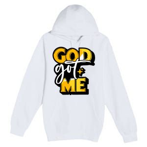 God Got Me Swag Team Cool Sneaker Matching Perfect Gift Idea Trending Premium Pullover Hoodie