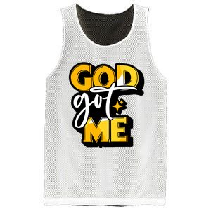 God Got Me Swag Team Cool Sneaker Matching Perfect Gift Idea Trending Mesh Reversible Basketball Jersey Tank