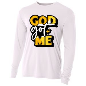 God Got Me Swag Team Cool Sneaker Matching Perfect Gift Idea Trending Cooling Performance Long Sleeve Crew