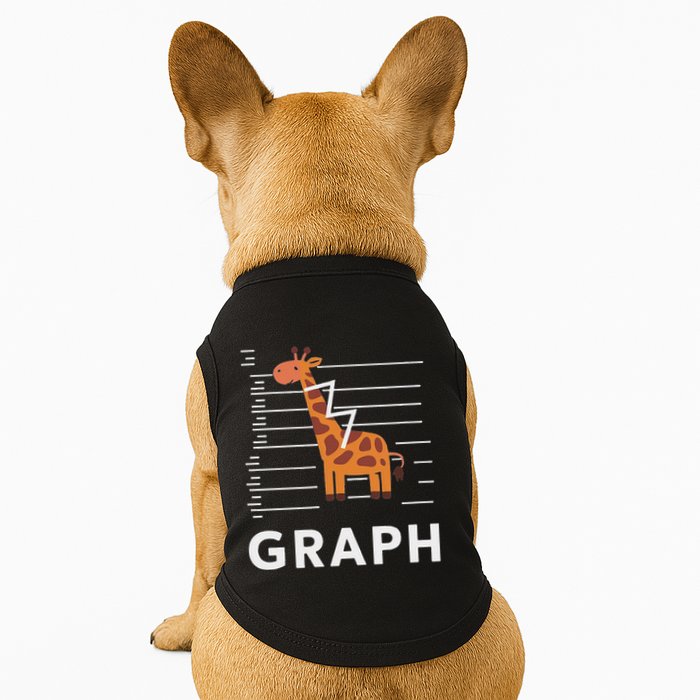 GRaph Giraffe Mathematician Funny Animal Pun Doggie Tank