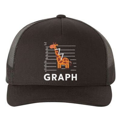 GRaph Giraffe Mathematician Funny Animal Pun Yupoong Adult 5-Panel Trucker Hat