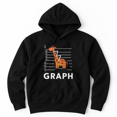 GRaph Giraffe Mathematician Funny Animal Pun Hoodie