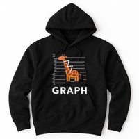 GRaph Giraffe Mathematician Funny Animal Pun Hoodie