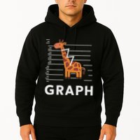 GRaph Giraffe Mathematician Funny Animal Pun Hoodie