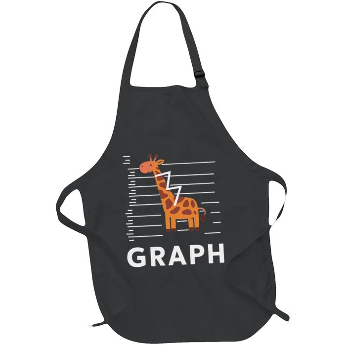 GRaph Giraffe Mathematician Funny Animal Pun Apron