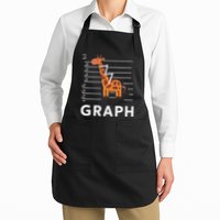 GRaph Giraffe Mathematician Funny Animal Pun Apron
