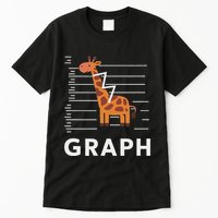 GRaph Giraffe Mathematician Funny Animal Pun Tall T-Shirt