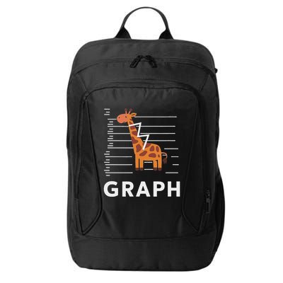 GRaph Giraffe Mathematician Funny Animal Pun City Backpack