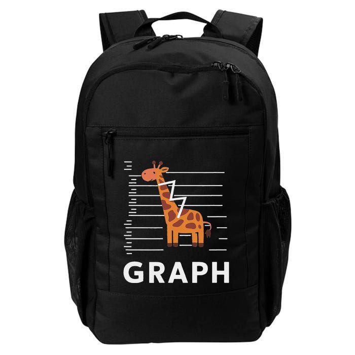 GRaph Giraffe Mathematician Funny Animal Pun Backpack