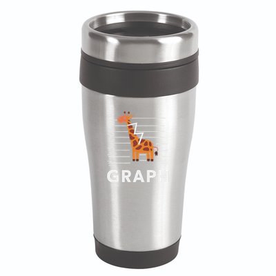 GRaph Giraffe Mathematician Funny Animal Pun 16oz Travel Tumbler