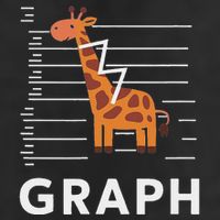 GRaph Giraffe Mathematician Funny Animal Pun Large Microfiber Waffle Golf Towel