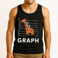 GRaph Giraffe Mathematician Funny Animal Pun Tank Top