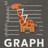 GRaph Giraffe Mathematician Funny Animal Pun Cotton Canvas Backpack