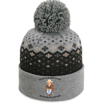 God Grant Me The Serenity To Accept The Vibes The Baniff Cuffed Pom Beanie