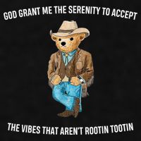 God Grant Me The Serenity To Accept The Vibes That Aren’t Rootin Tootin Ladies PosiCharge Tri-Blend Wicking Tank