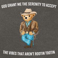 God Grant Me The Serenity To Accept The Vibes That Aren’t Rootin Tootin Cotton Canvas Backpack