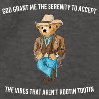 God Grant Me The Serenity To Accept The Vibes That Aren’t Rootin Tootin Vector Backpack