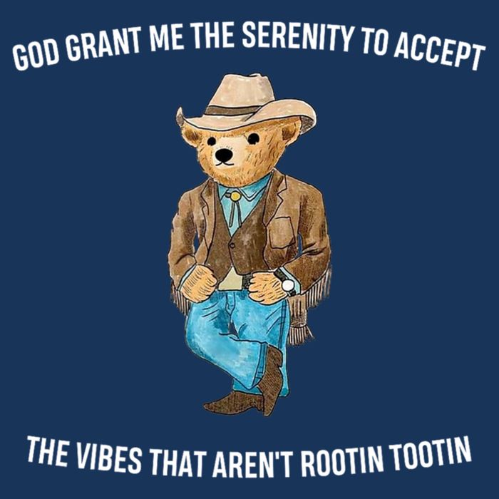 God Grant Me The Serenity To Accept The Vibes That Aren’t Rootin Tootin Infant Baby Jersey Bodysuit