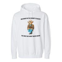 God Grant Me The Serenity To Accept The Vibes That Aren’t Rootin Tootin Garment-Dyed Fleece Hoodie