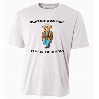 God Grant Me The Serenity To Accept The Vibes That Aren’t Rootin Tootin Cooling Performance Crew T-Shirt