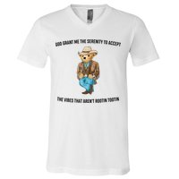God Grant Me The Serenity To Accept The Vibes That Aren’t Rootin Tootin V-Neck T-Shirt