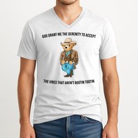 God Grant Me The Serenity To Accept The Vibes That Aren’t Rootin Tootin V-Neck T-Shirt
