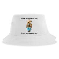 God Grant Me The Serenity To Accept The Vibes That Aren’t Rootin Tootin Sustainable Bucket Hat