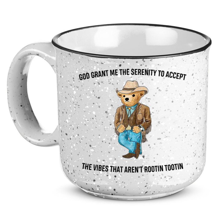 God Grant Me The Serenity To Accept The Vibes That Aren’t Rootin Tootin 15oz Campfire Ceramic Mug