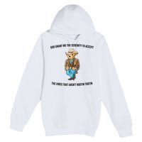 God Grant Me The Serenity To Accept The Vibes That Aren’t Rootin Tootin Premium Pullover Hoodie