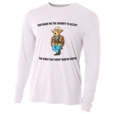 God Grant Me The Serenity To Accept The Vibes That Aren’t Rootin Tootin Cooling Performance Long Sleeve Crew