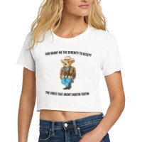 God Grant Me The Serenity To Accept The Vibes That Aren’t Rootin Tootin Crop Top