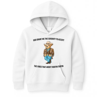 God Grant Me The Serenity To Accept The Vibes That Aren’t Rootin Tootin Kids Hoodie