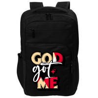 God Got Me Swag Team Cool Sneaker Matching Perfect Gift Idea Trending Impact Tech Backpack