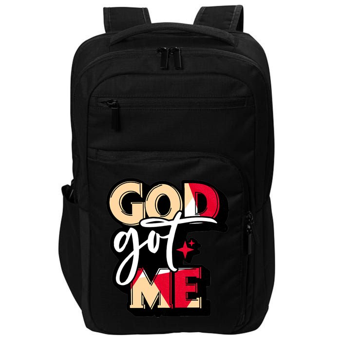 God Got Me Swag Team Cool Sneaker Matching Perfect Gift Idea Trending Impact Tech Backpack
