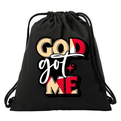 God Got Me Swag Team Cool Sneaker Matching Perfect Gift Idea Trending Drawstring Bag