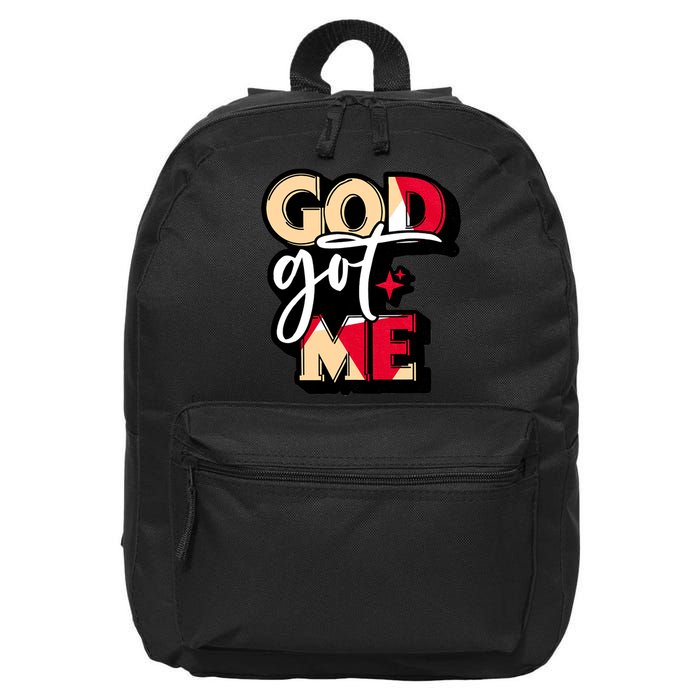 God Got Me Swag Team Cool Sneaker Matching Perfect Gift Idea Trending 16 in Basic Backpack