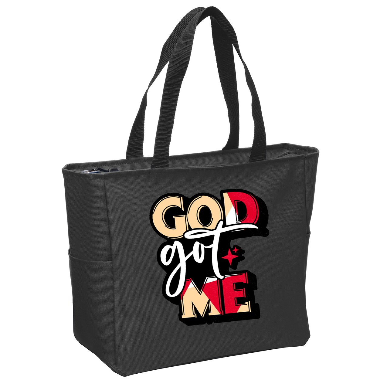 God Got Me Swag Team Cool Sneaker Matching Perfect Gift Idea Trending Zip Tote Bag