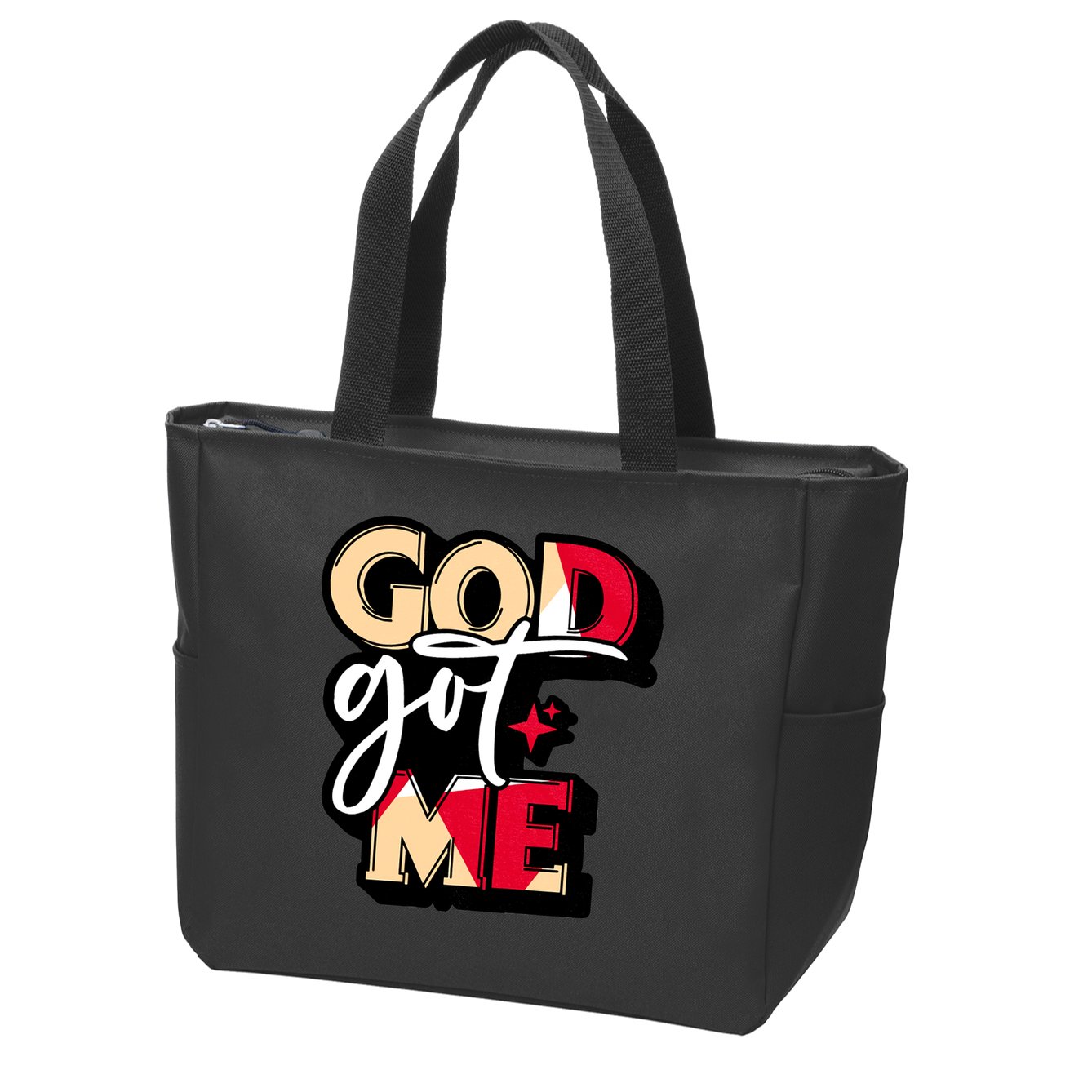 God Got Me Swag Team Cool Sneaker Matching Perfect Gift Idea Trending Zip Tote Bag