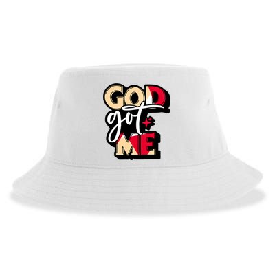 God Got Me Swag Team Cool Sneaker Matching Perfect Gift Idea Trending Sustainable Bucket Hat