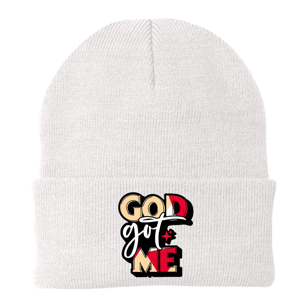 God Got Me Swag Team Cool Sneaker Matching Perfect Gift Idea Trending Beanie