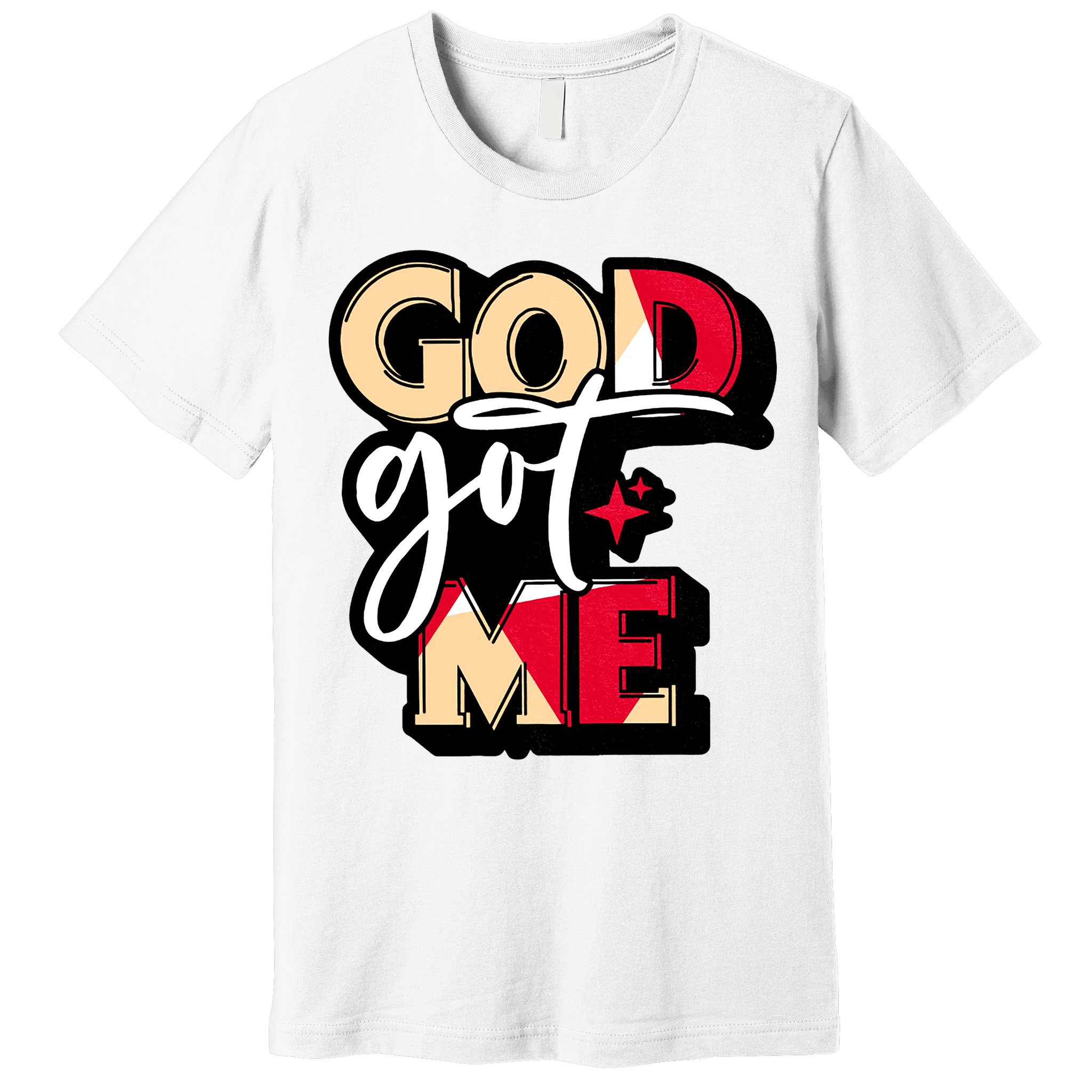 God Got Me Swag Team Cool Sneaker Matching Perfect Gift Idea Trending Premium T-Shirt
