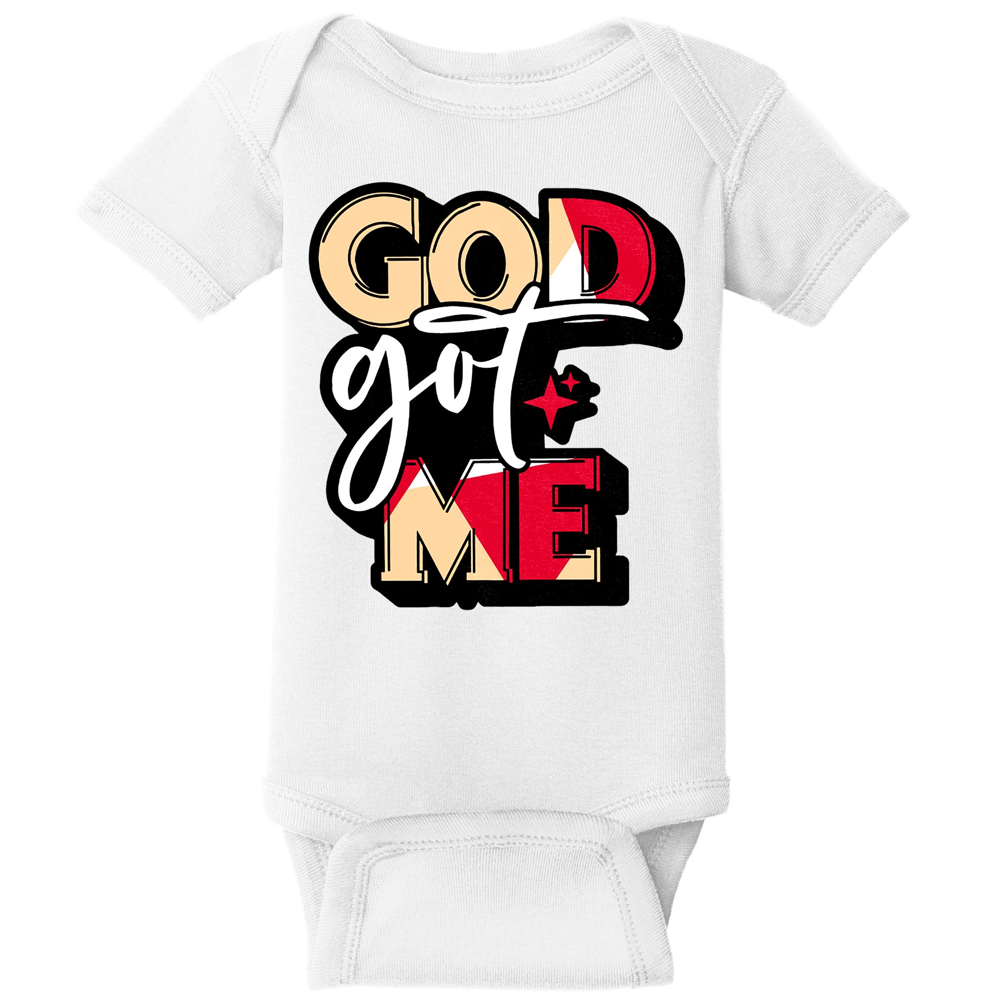 God Got Me Swag Team Cool Sneaker Matching Perfect Gift Idea Trending Baby Bodysuit