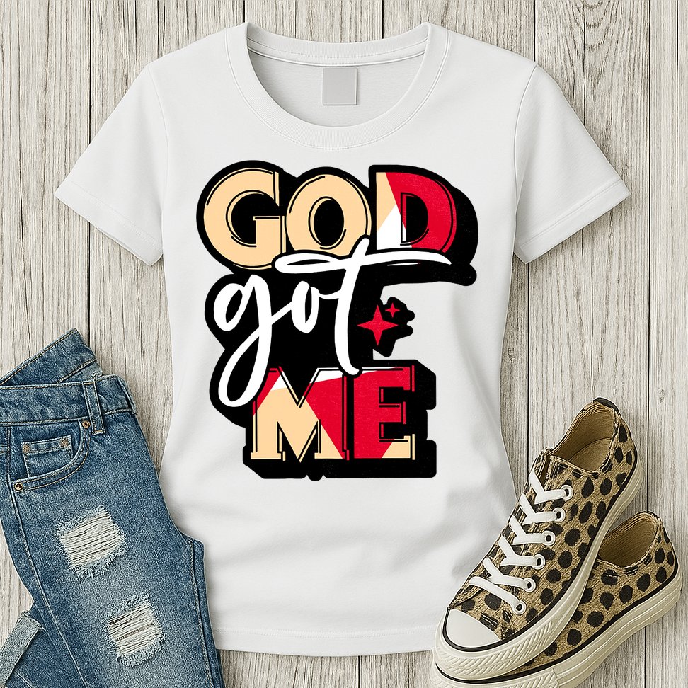 God Got Me Swag Team Cool Sneaker Matching Perfect Gift Idea Trending Womens T-Shirt