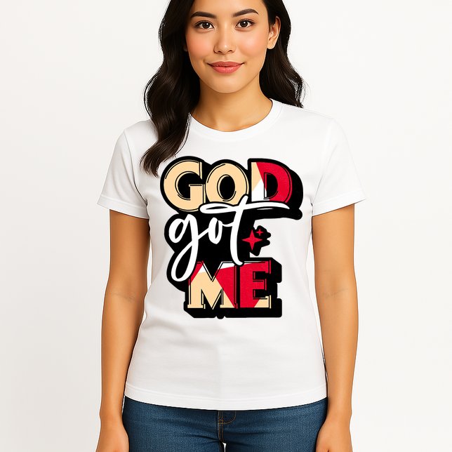God Got Me Swag Team Cool Sneaker Matching Perfect Gift Idea Trending Womens T-Shirt