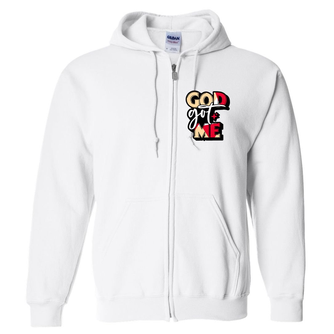 God Got Me Swag Team Cool Sneaker Matching Perfect Gift Idea Trending Full Zip Hoodie