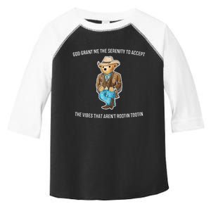 God grant me the serenity to accept the vibes that aren’t  Toddler Fine Jersey T-Shirt