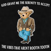 God Grant Me The Serenity To Accept The Vibes That Aren’t Rootin Tootin Ladies PosiCharge Tri-Blend Wicking Tank