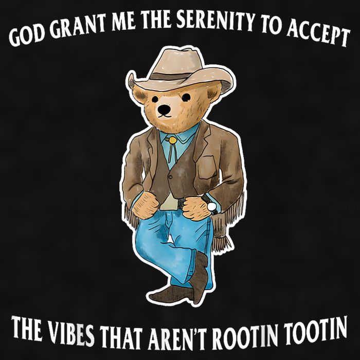 God Grant Me The Serenity To Accept The Vibes That Aren’t Rootin Tootin Ladies PosiCharge Tri-Blend Wicking Tank